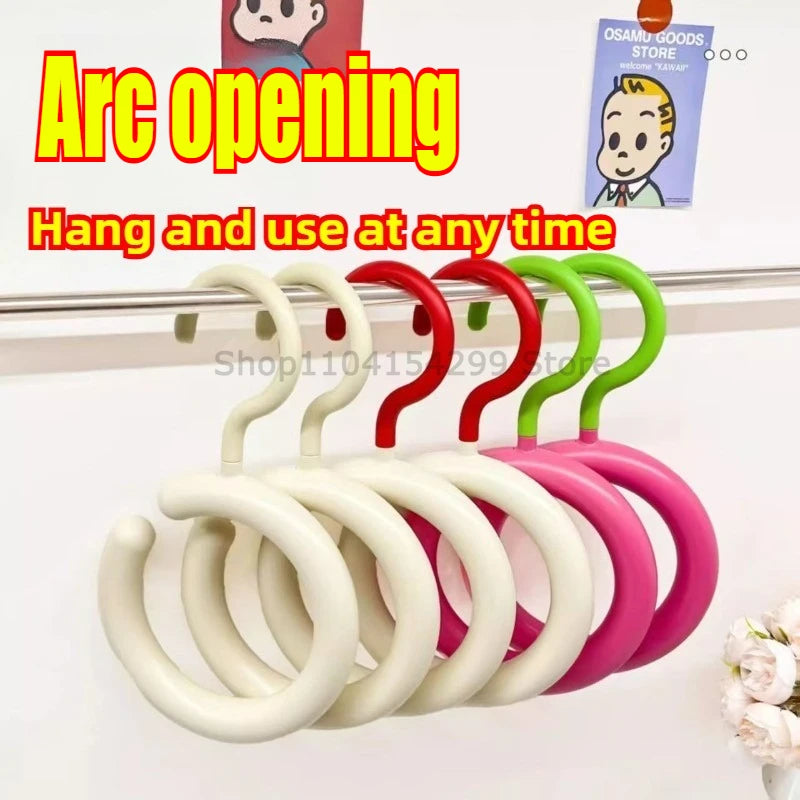 Hat Storage Clothes Hanger Invisible Luxury Multi-Function Hook Home Use New 2025 Plastic Coat Hanger Nordic Sle Adult Closet Zpaxo