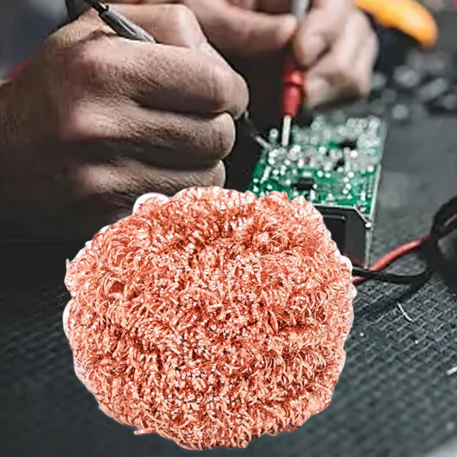 Solder Tip Cleaning Wire Sponge Temperature Resistant Soldering Iron