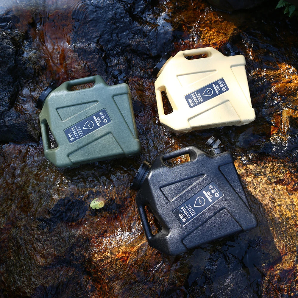 11 Outdoor Water Bucket Large-capacity Portable Camping Bag Container
