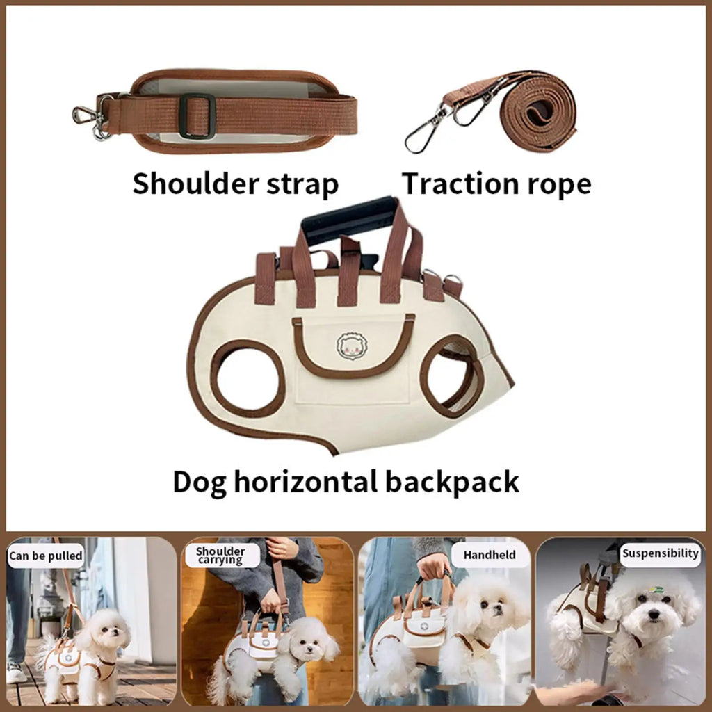 Small Dog Carrier Sling Puppy Adjustable Breathable Pet Pouch Pocket
