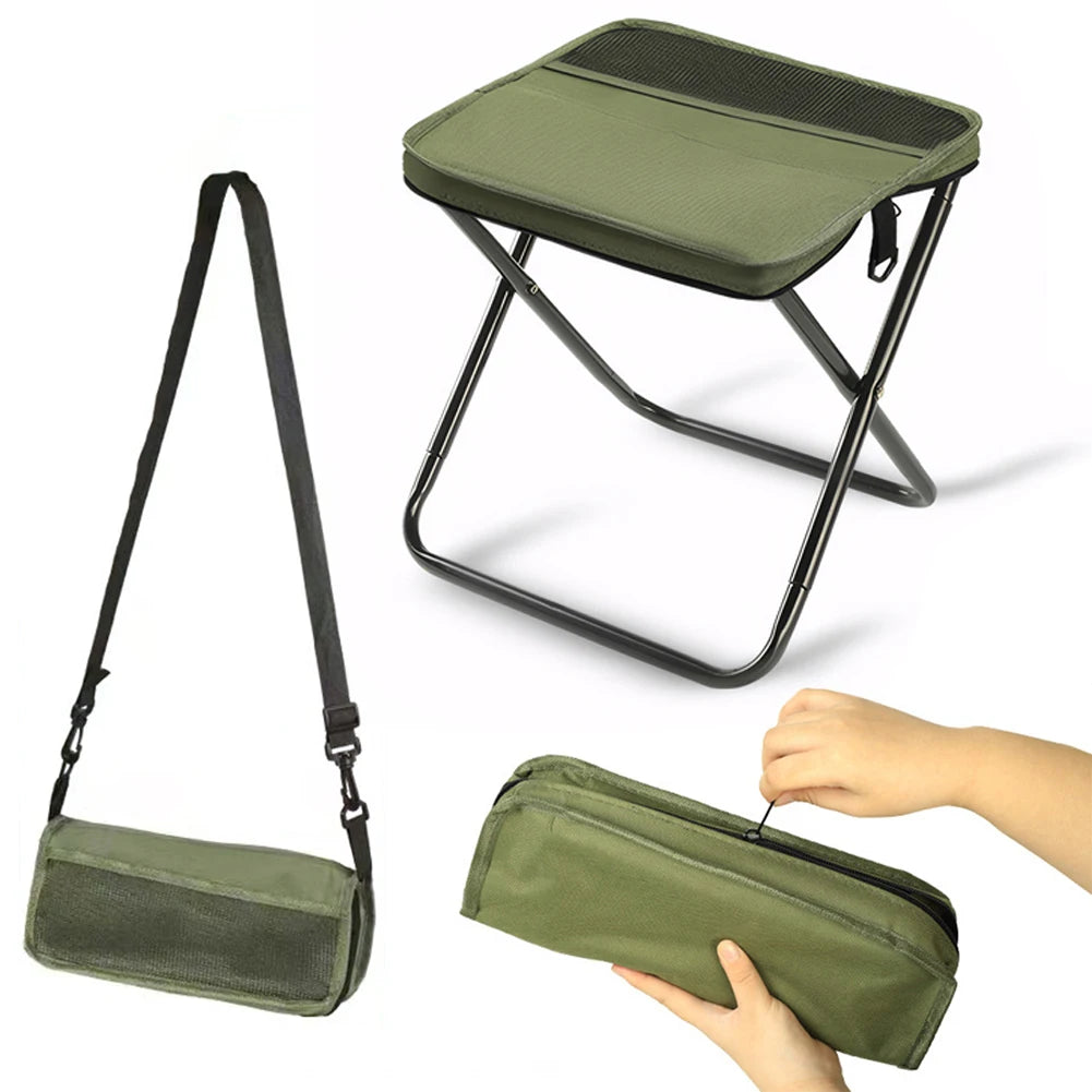 Outdoor Small Stool Lightweight Integrated Storage Chair Wear Resist