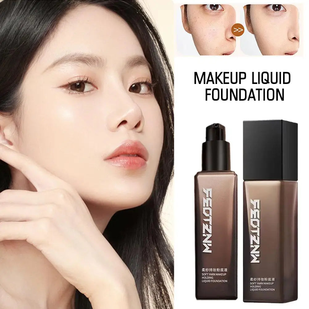 Liquid Foundation Naturally Covers Soft Matte Foundation Base Makeup Moisturizing Concealer CC Cream Makeup Foundation Zpaxo