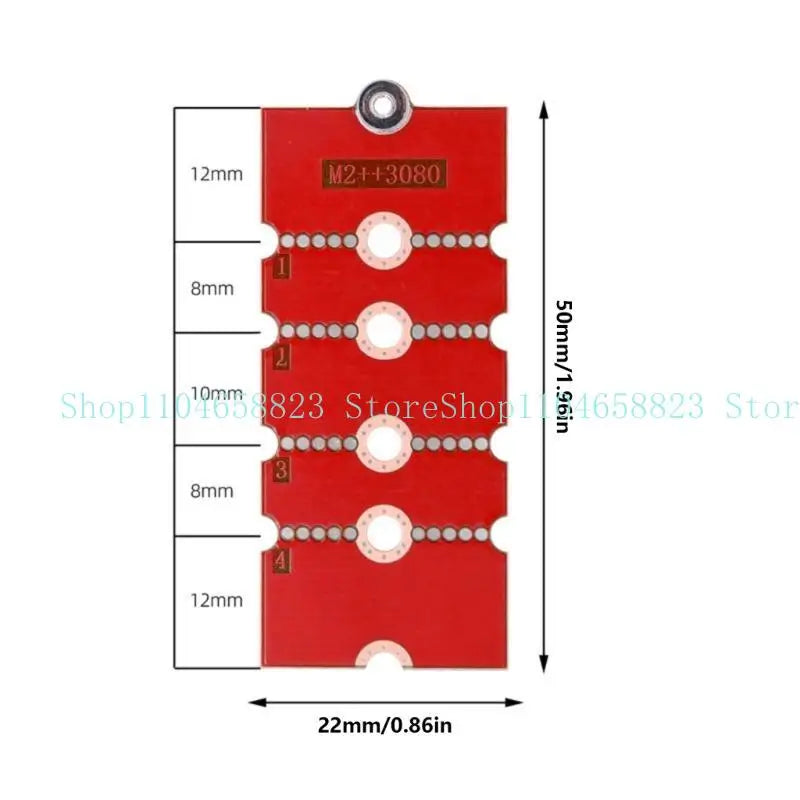 M.2 NGFF/NVME SSDs Length Adapter Brackets, Enhances Cable Management for 2230 2242 2260 2280 Zpaxo