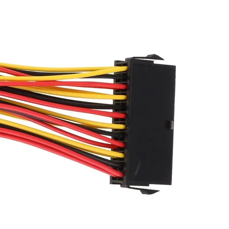 180Degree ATX 24Pin Chassis Power Extension Cable Motherboard PSU Power Supply 24Pin Male to Female Adapter Connector Zpaxo