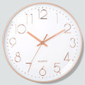 Mute Quartz Wall Clock Cubic Digital Living Room Bedroom Simple Home