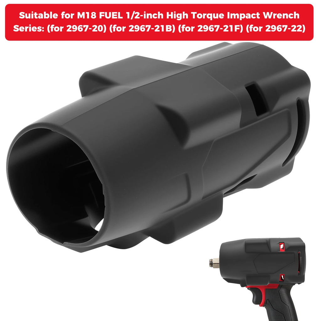 M18 18V 1/2" High Torque Impact Wrench with Friction Ring Protective Boot For 2967-20 2967-21B 2967-21F High Torque Impact Zpaxo