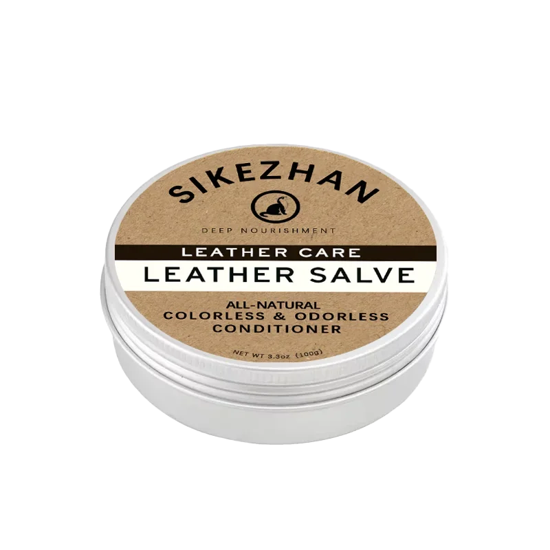 Leather Care Balm Leather Cleaning Cream Leather Care Balm Waterproof Leather Jacket Conditioner for Bags Furniture Shoes Zpaxo 100g