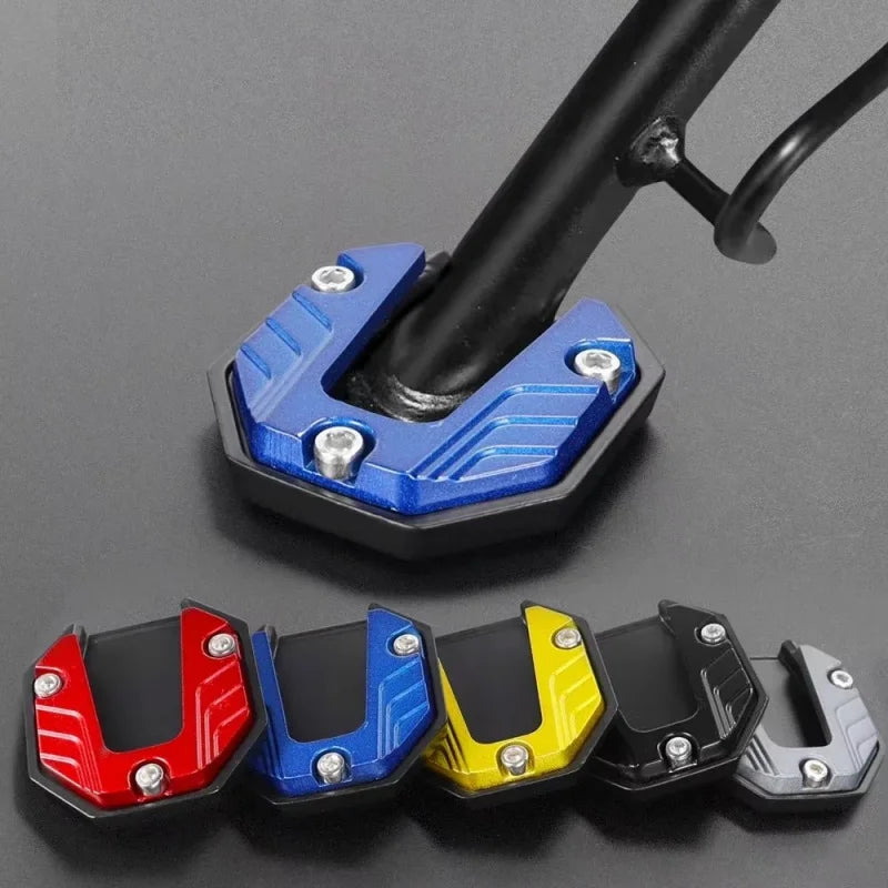 Aluminum Alloy Motorcycle Kickstand Extender Foot Pad 1/2/3pk