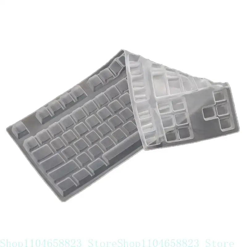 Silicone Keyboards Cover Skin Protectors for V500Pro Wireless Mechanical Gaming Keyboards Desktop Zpaxo