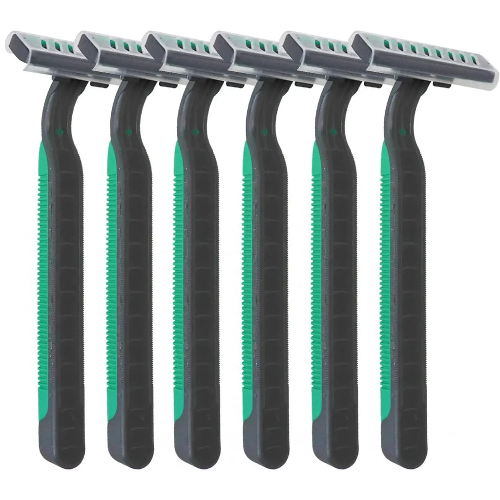 50-Pack Disposable Razors – Individually Wrapped Bulk Travel Razors