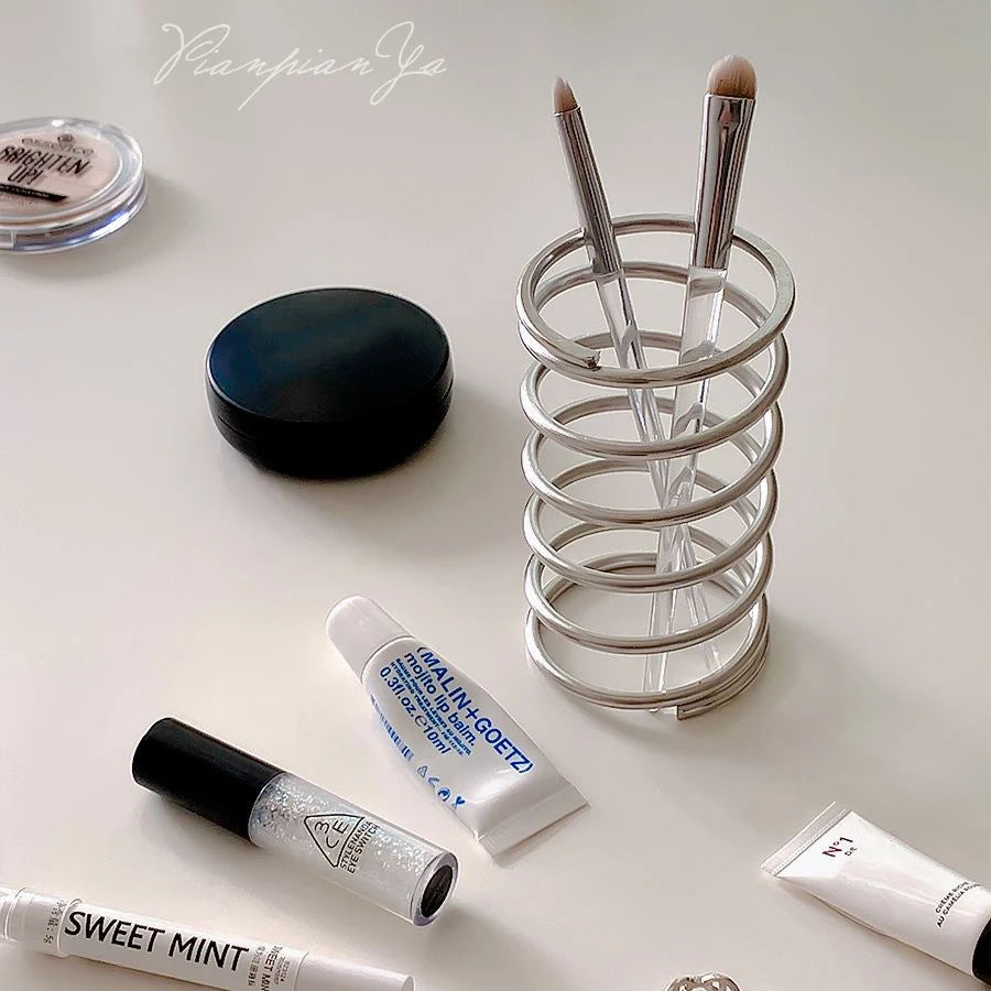 Industrial Toothbrush & Makeup Brush Holder – Storage Rack