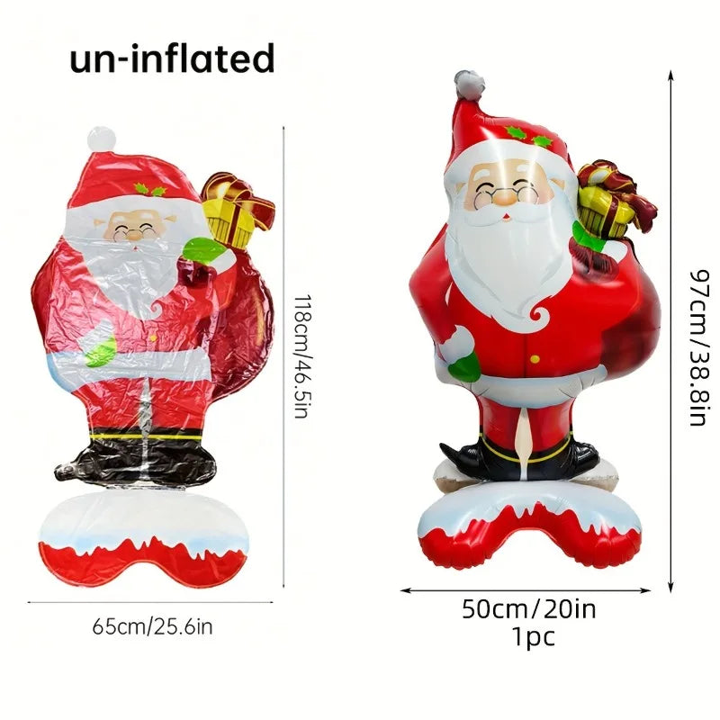 Large Standing Star Christmas Tree Foil Balloon Indoor Outdoor Party
