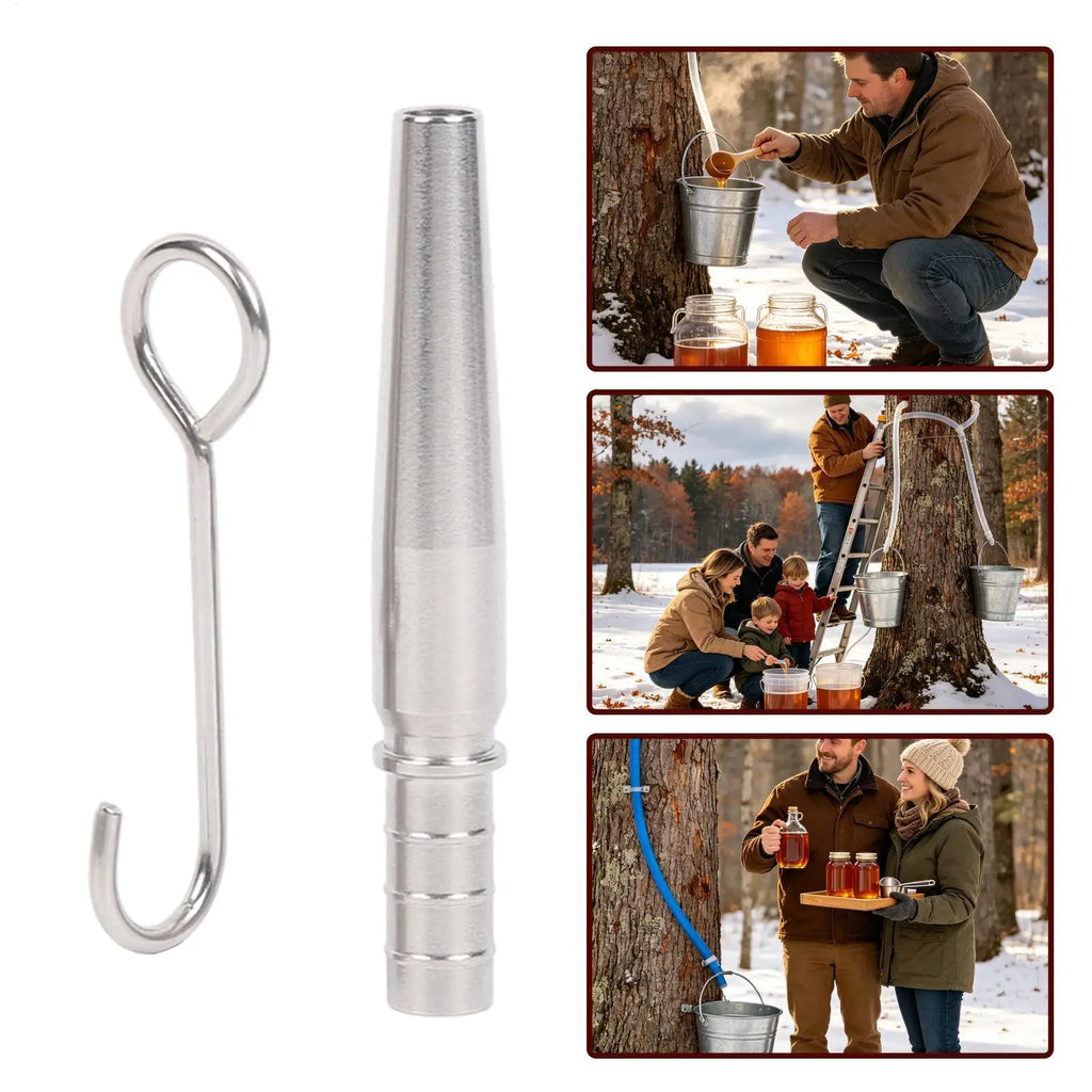 Maple Tree Tapping Food-grade Stainless Steel Leak Proof Syrup Spiles