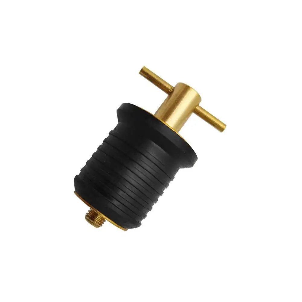 T-handle Boat Drain Plug Brass Stainless Steel Handle Twist Turn Zpaxo Brass 25mm