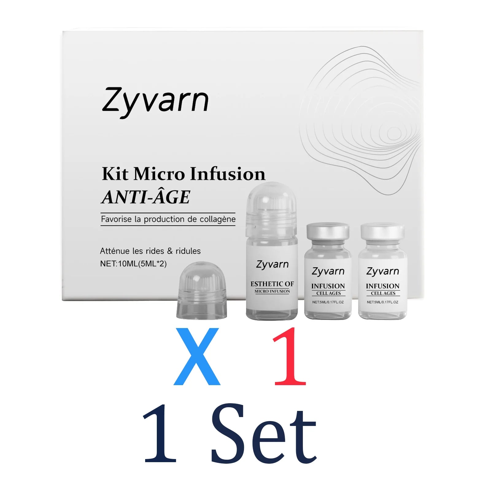 Microneedle Skin Care Day Cream Night Seasonal Transition Repair Zpaxo 1 Set
