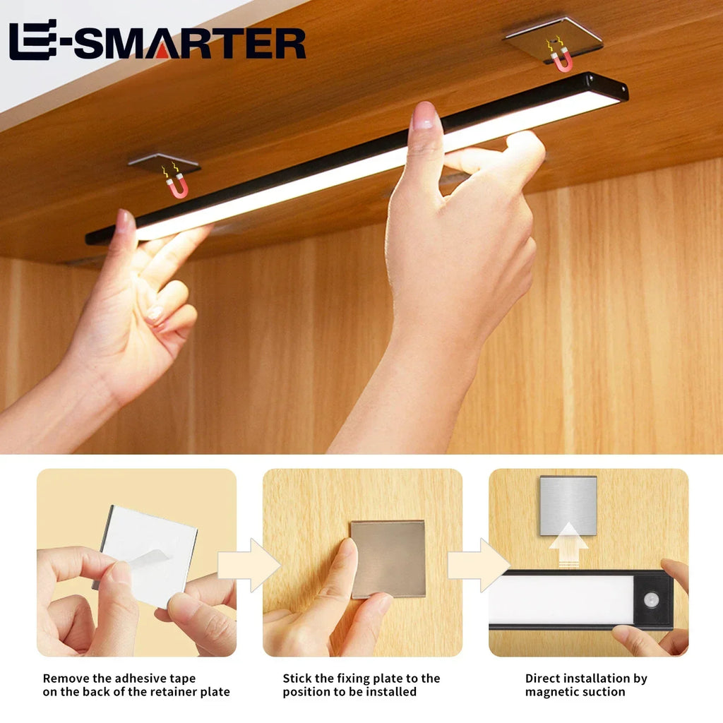 Motion Sensor LED Cabinet Light USB Rechargeable – 20/30/40cm