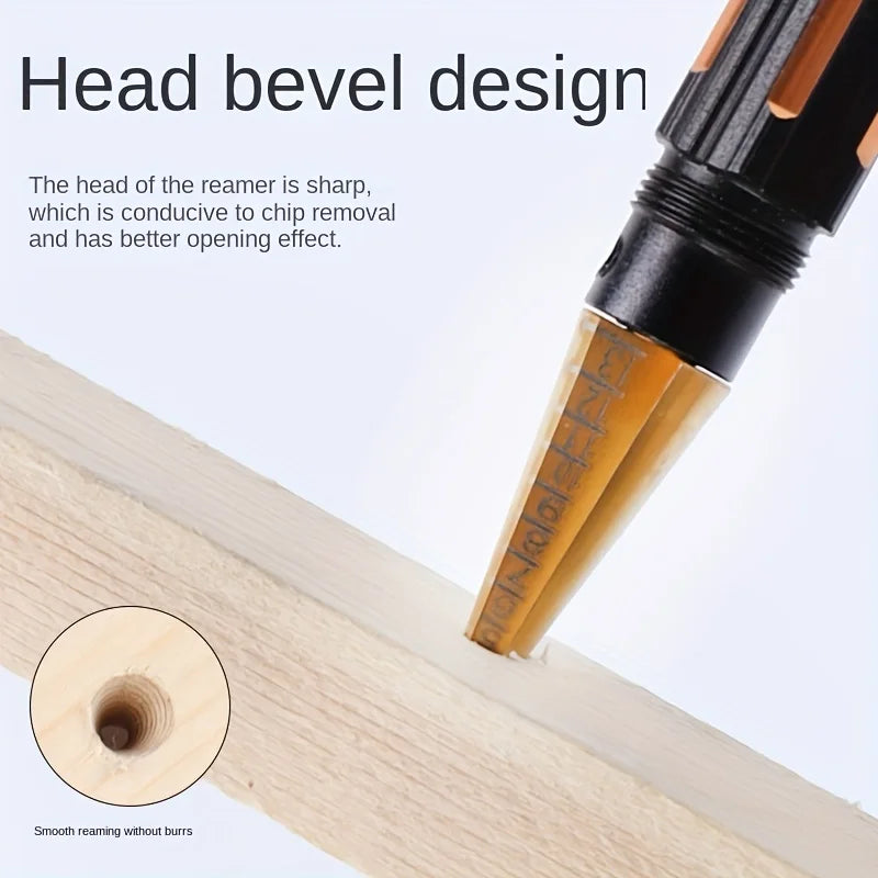 HSS Woodworking Reamer Drill Bit Set – Multi-Size DIY & Model Reamer Drill Bit Set Zpaxo