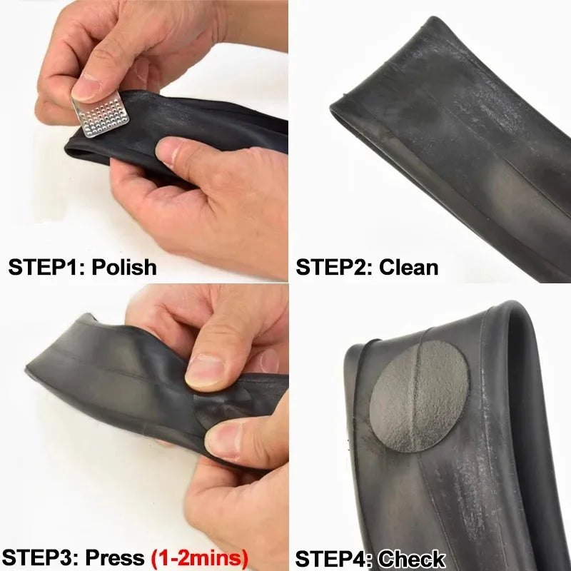 Glue-Free Bicycle Tire Patch Kit – 10/20/30 Pcs | Quick Fix