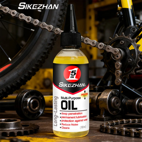 100ml High-Performance 5-in-1 Motorcycle Bicycle Special Lubricant MTB Road Bike Mountain Bike Chain Maintenance Lubricant Zpaxo