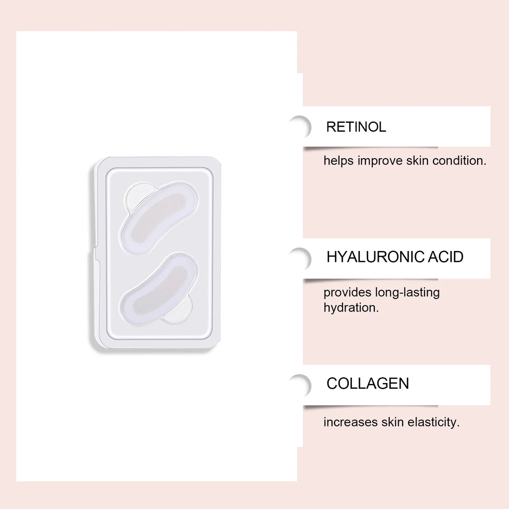 Retinol Microneedle Eye Patches – Dark Circles & Anti-Aging Microneedle Eye Patches Zpaxo
