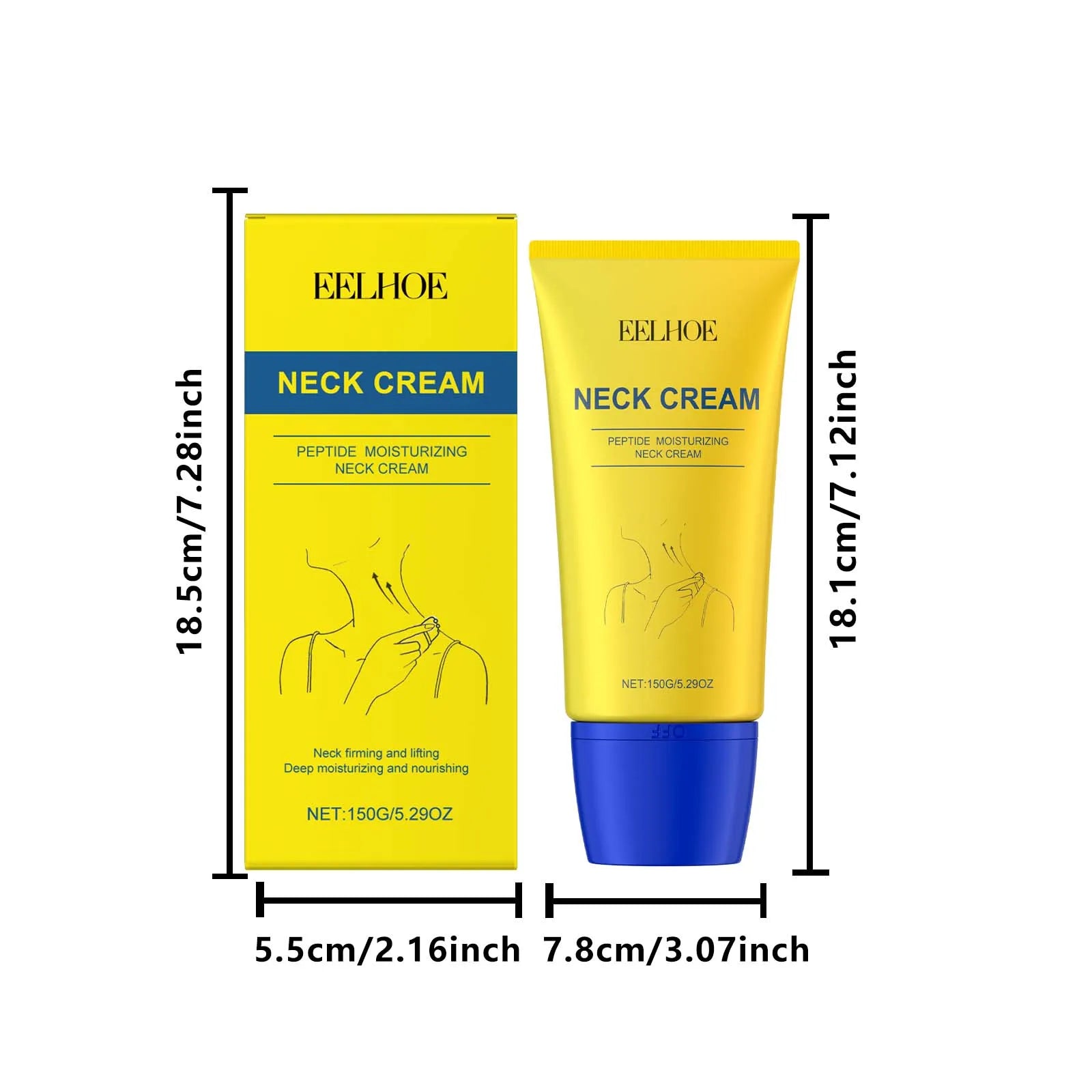 EELHOE Firming Neck Cream – Anti-Aging Lifting & Tightening Anti-Aging Neck Cream Zpaxo