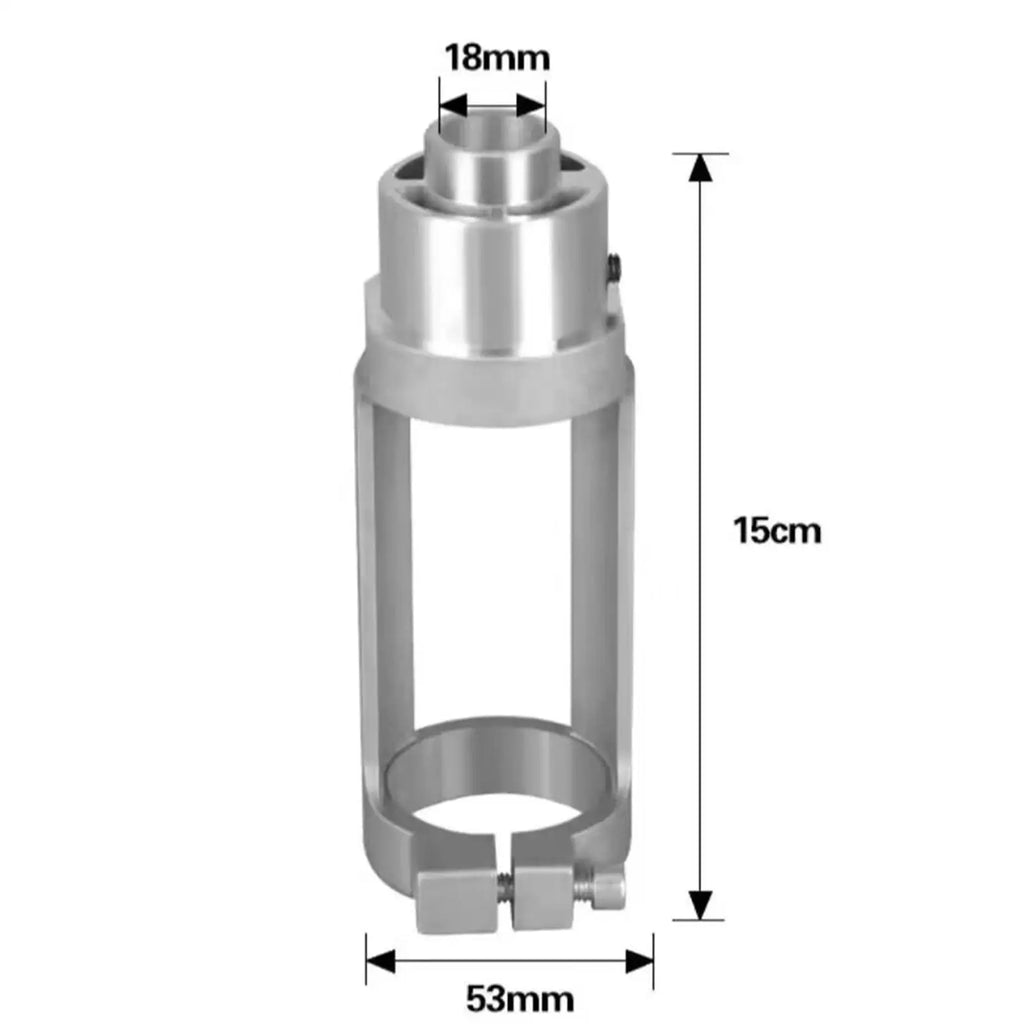 Square Hole Drill Bit Adapter Attachment Cast Aluminum Quickly Install or Disassemble Mortise Tool for Hand Electric Drill Zpaxo