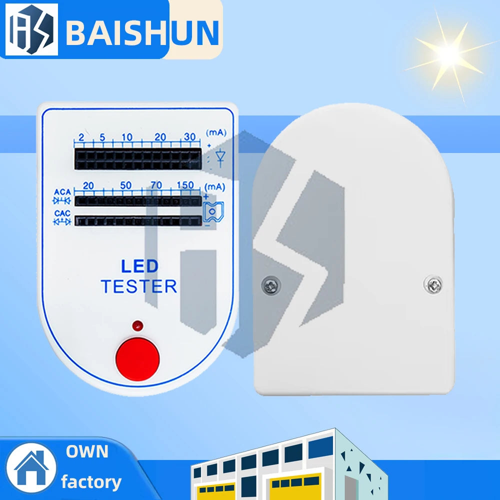 2-150mA Mini Handy LED Test Box Tester Light-emitting Diode Lamp Bulb Zpaxo Default Title