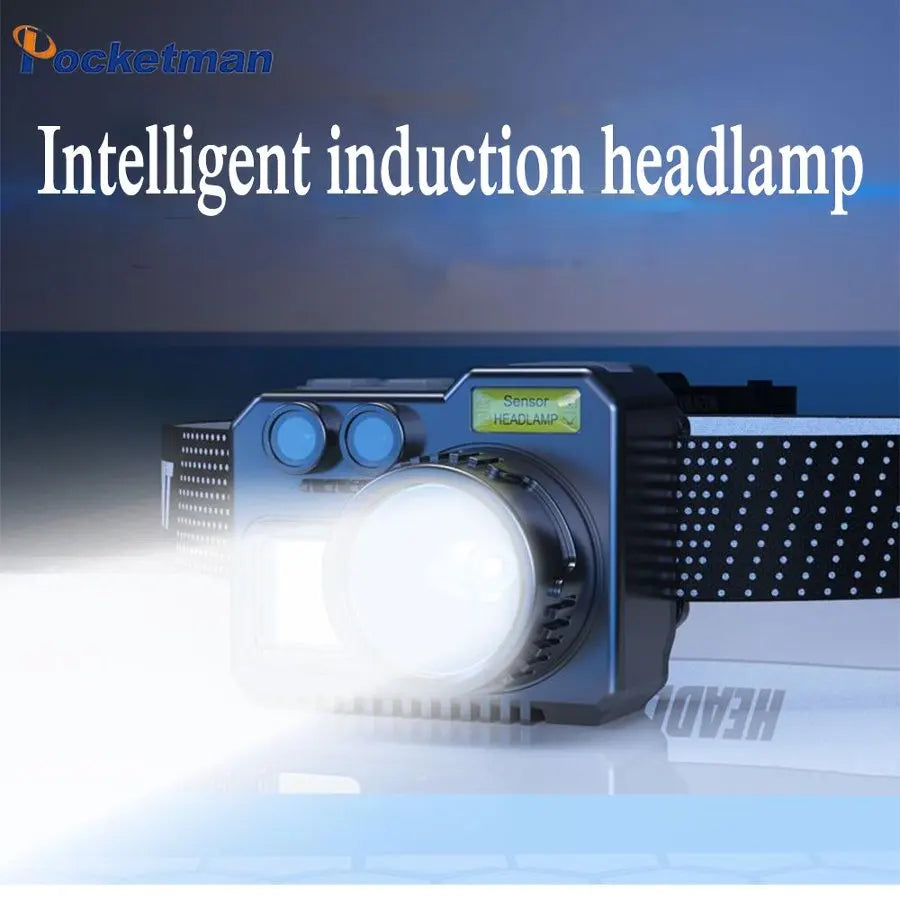 POCKETMAN IR Motion Sensor Headlamp – 7-Mode USB Rechargeable