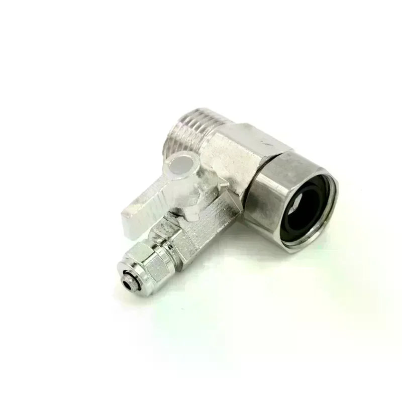 Adapter 1/2'' to 1/4'' Ball Valve Faucet Tap Safe Water purifier valve Brass pure copper Feed Water Filter Purifier Zpaxo