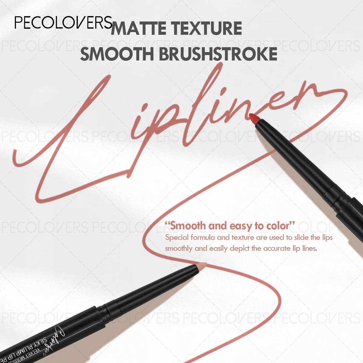 12PCS/Set Long Lasting Matte Lip Liner, Smooth Application, Sexy Lips, Soft and Silky Texture, Christmas Gift Zpaxo
