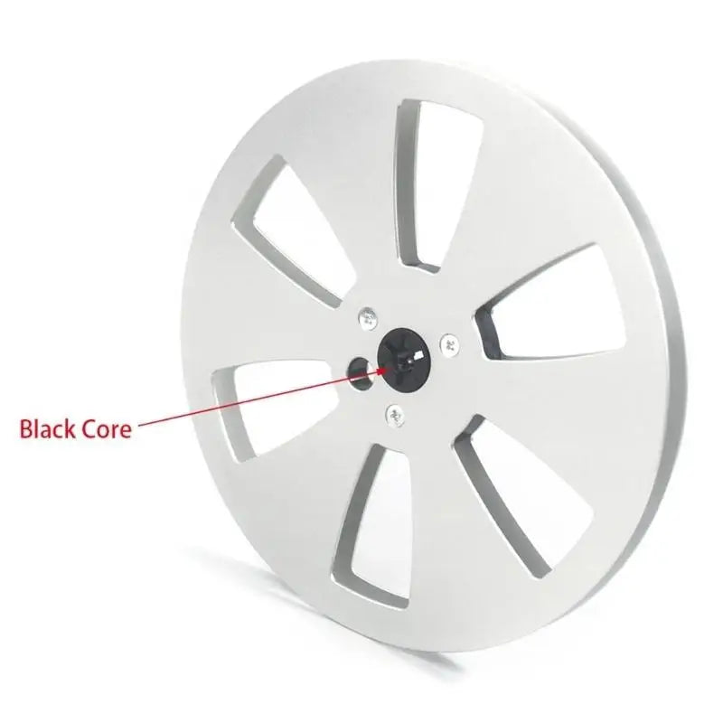 652F High Strength 7inch Recording Reel with 6 Holes for Reel to Reel Tape Recorders Zpaxo