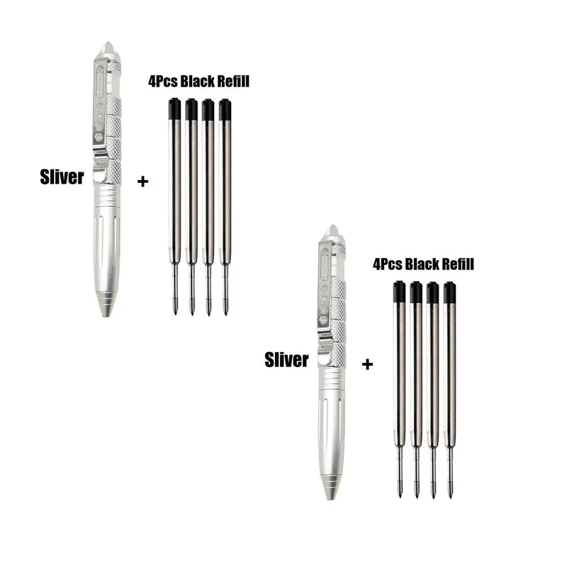 Metal Tactical Ballpoint Pen – Glass Breaker & EDC Tool