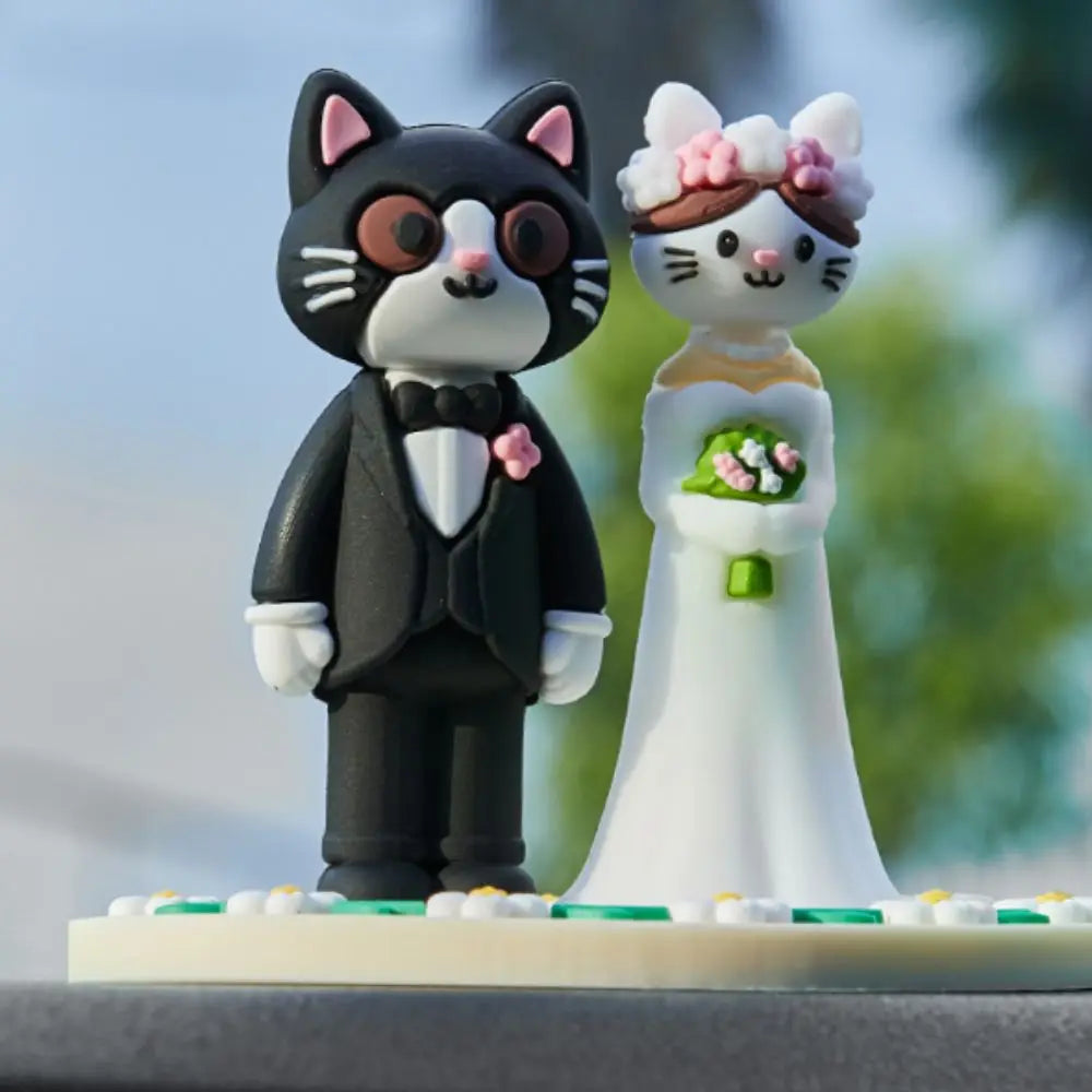 Bride Groom Car Ornaments Festive Floats Design Wedding Decoration Zpaxo