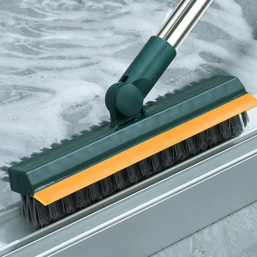 Floor Scrubbing Brush Long Handle Stiff Bristle Cleaning Floor Scrubber Long Handle Scrub Brush For Bathroom Kitchen Living Room Zpaxo