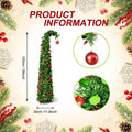 Artificial Christmas Tree Retractable 4 9 Ft Home Decor Spiral