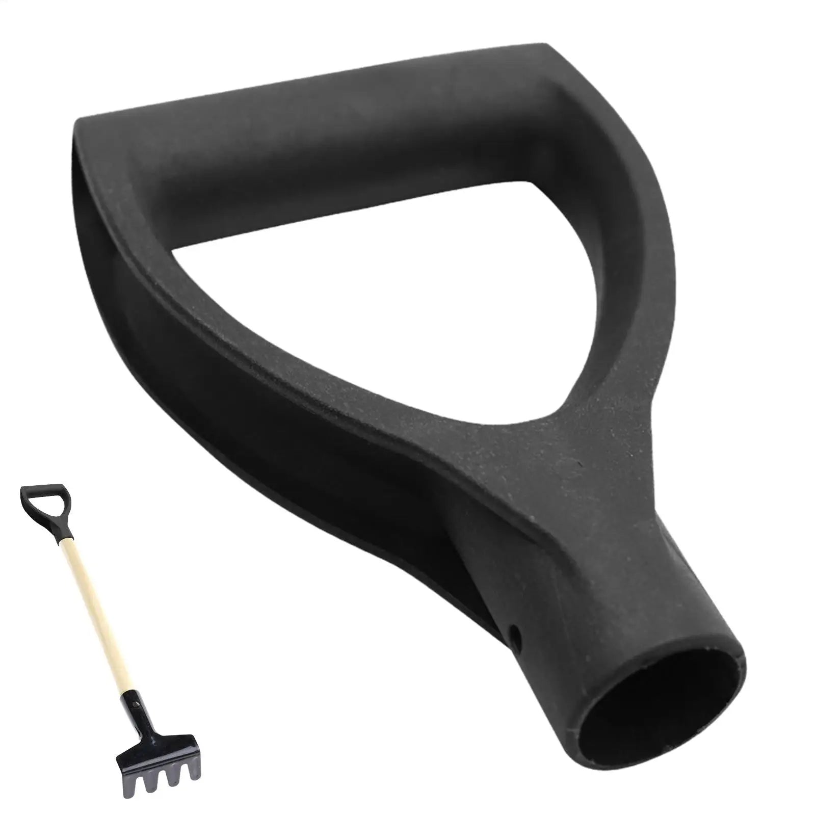 D Shape Shovel Handle Replacement Plastic Head T Digging Scoop Grip