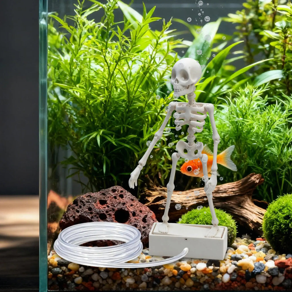 Fish Tank Bubbler Decorations Realistic Decorative Interactive
