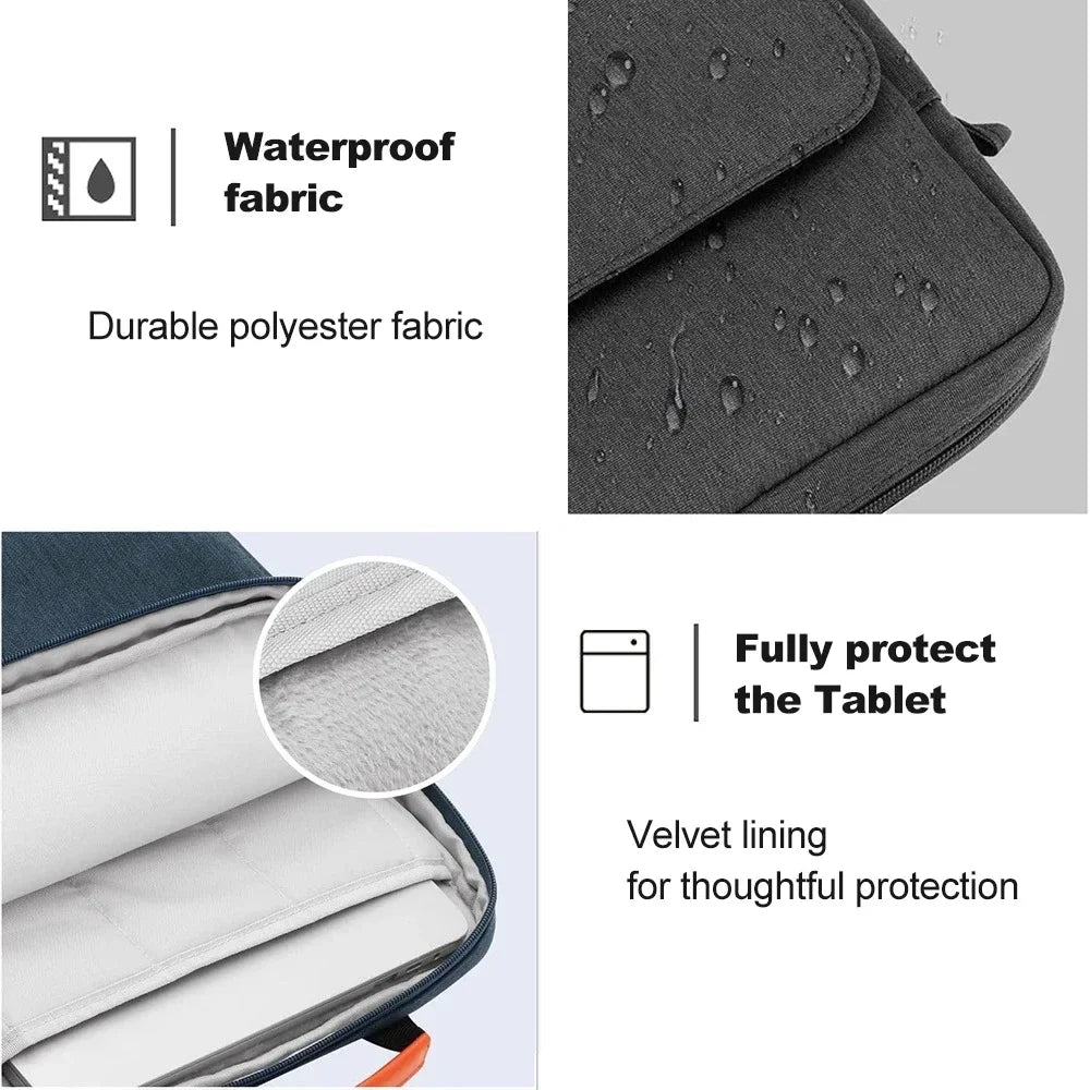 Tablet Shoulder Sleeve Bag IPad Air 12 9 10 Surface Go 3 2 Galaxy Tab Zpaxo