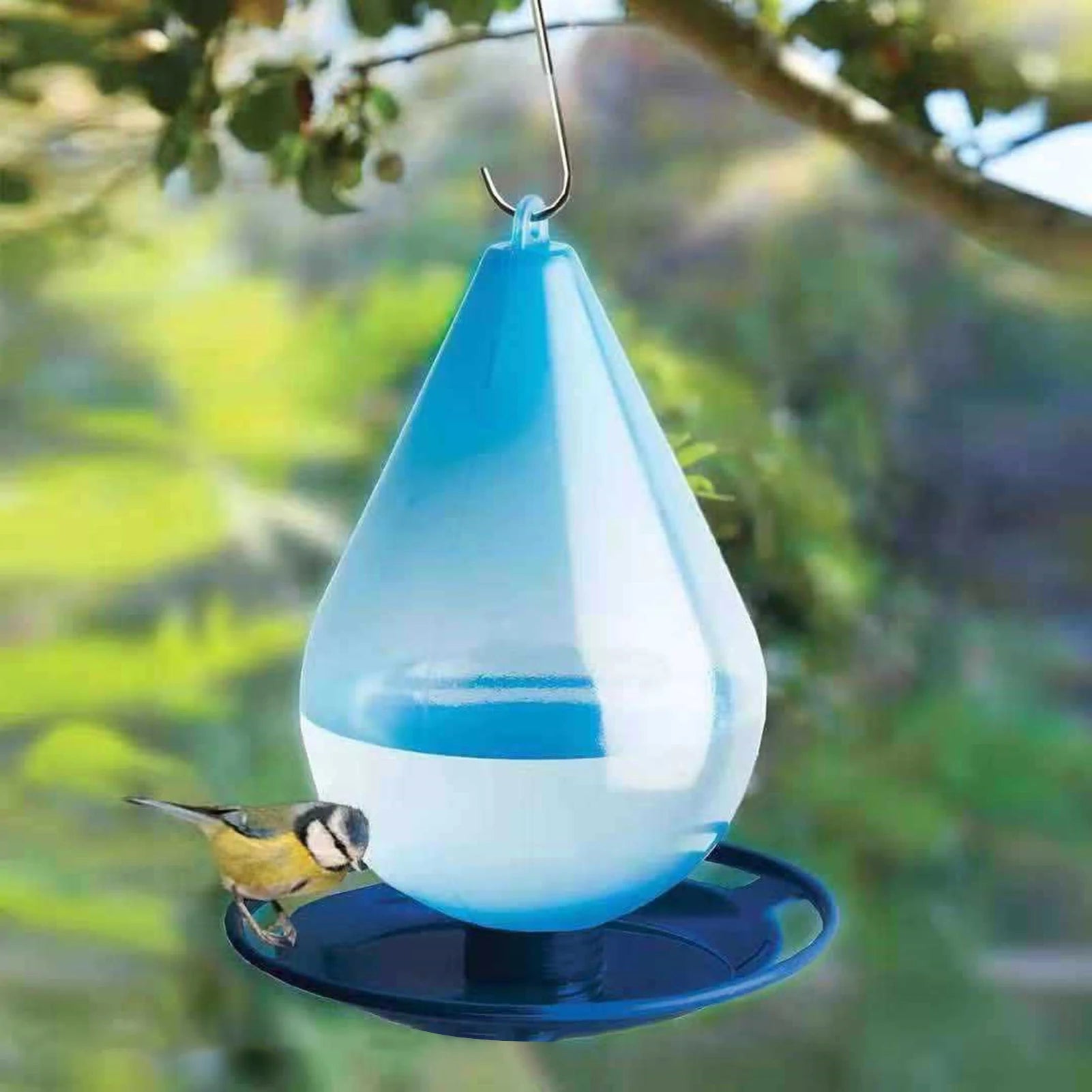 Water Feeder for Bird Bird Waterer Droplet Bird Waterer Hanging Wild Birds Water Feeder for Outdoor Garden Bird Breeding Tools Zpaxo Default Title