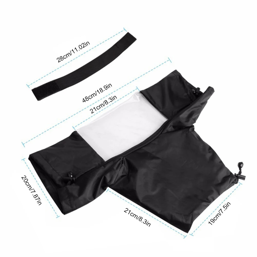Waterproof Camera Rain Cover Black Covers Portable Rainproof