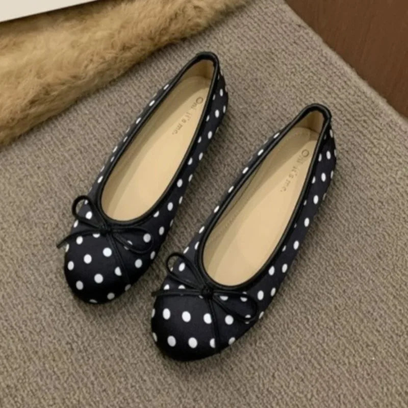 Women's Shoes Fashion Silk Women Ballet Flats Luxury Designer Shallow Zpaxo black 40