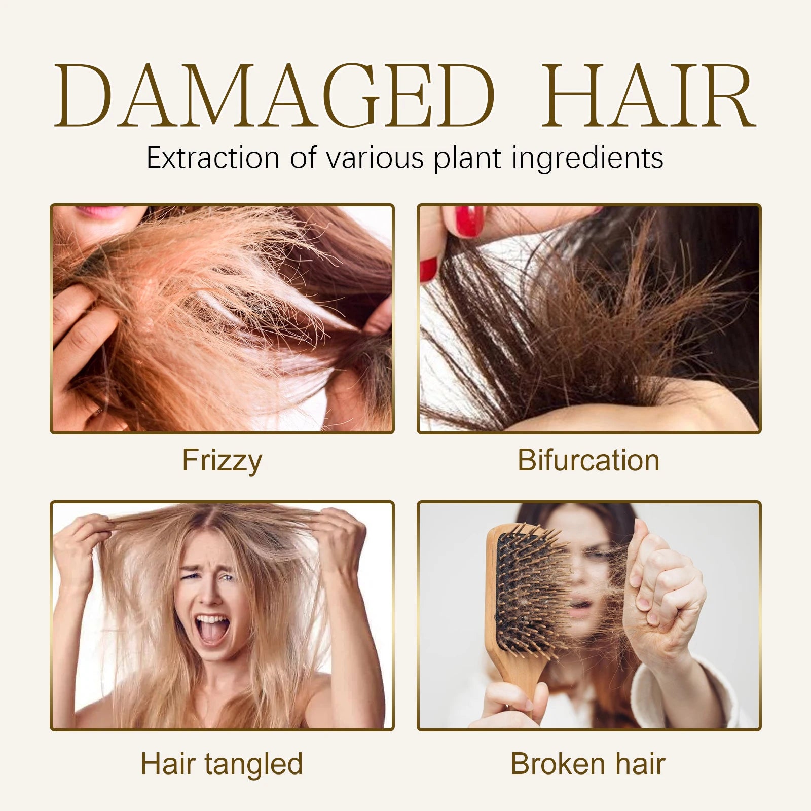 EELHOE Keratin Hair Growth Serum Natural Repair Essence Spray for Dry Curly Hair Hydrate Smooth Frizz Control Growing Hair Care Zpaxo