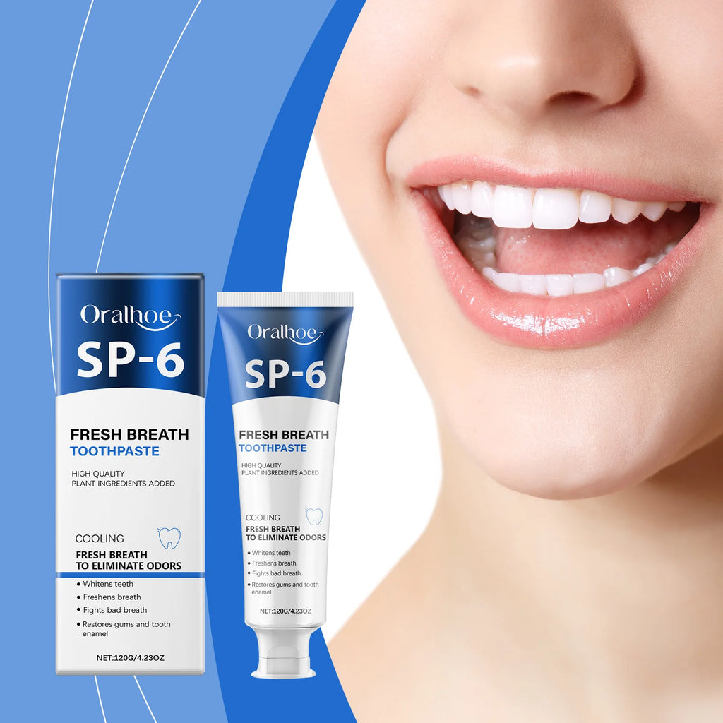 Oralhoe SP-6 Whitening Toothpaste – Calculus & Bad Breath Whitening Toothpaste Zpaxo