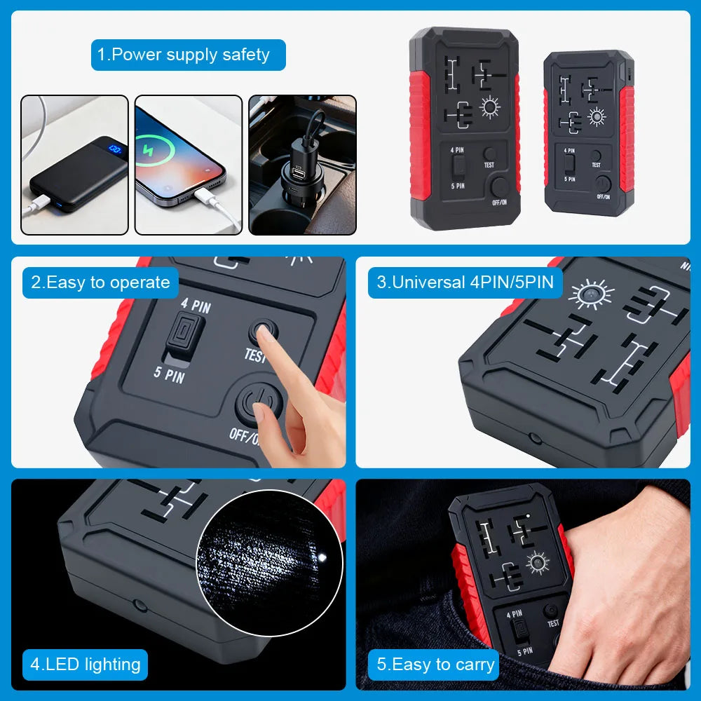 LED Indicator Automotive Electronic C Port 2025 Lighting Car Battery
