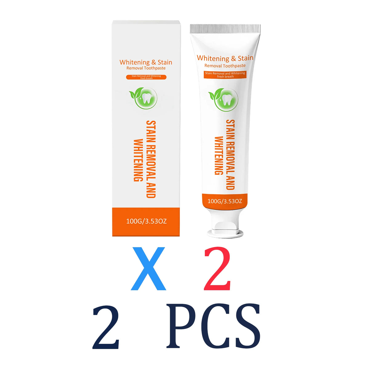 Gentle Cleaning Toothpaste Daily Oral Care Clean Tooth Stain Removal Fresh Breath Nourishing Hydroxyapatite Natural Glow 100g Zpaxo 2 Pcs