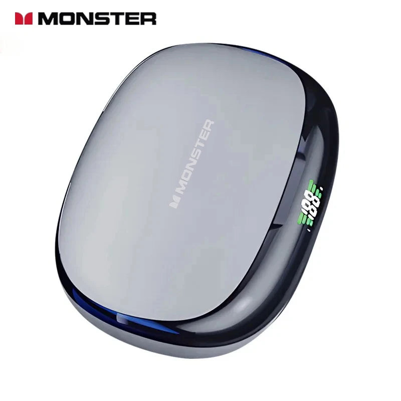 MONSTER S730 LED Digital Display Headset Bluetooth Earbuds Wireless