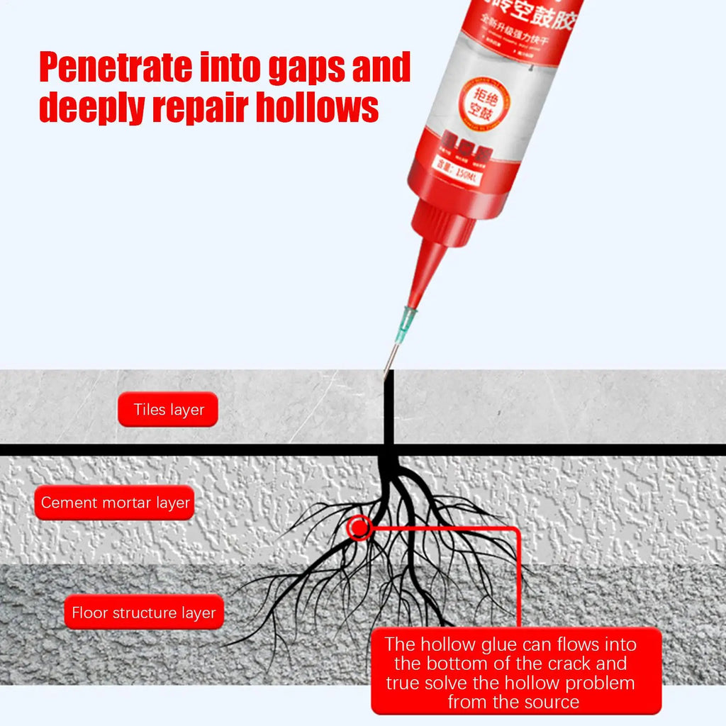 Grouting Adhesive For Floor Tiles Drumming Adhesive Strong Fast Drying Spiral Tile Adhesive Quick drying ceramic tile Zpaxo
