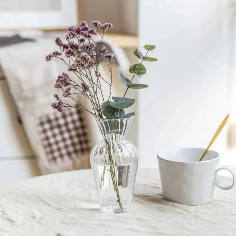 Scandinavian Transparent Vase Plant Flower Pot Hydroponic Container