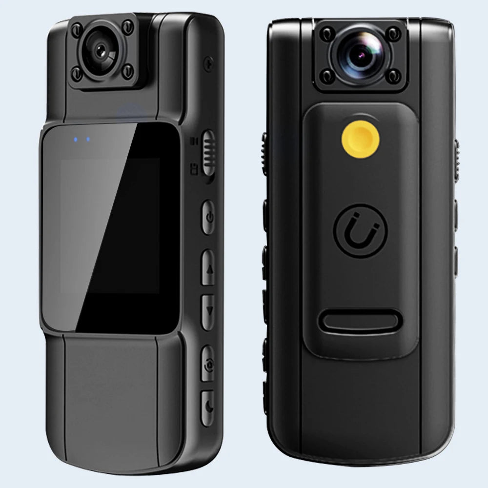 4K 1080P HD Wifi Mini Camera Handheld Back Clip Law Enforcement IR Night Vision Smart Portable Camera Car Recorder Zpaxo