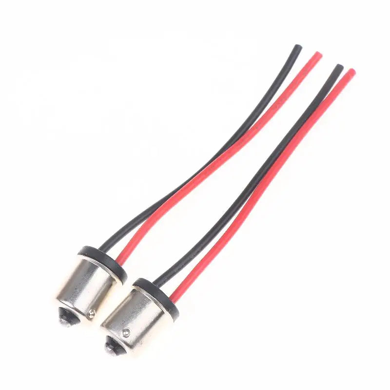 2 Automotive Light Sockets Male Base Connector 1156 1157 LED Turn Zpaxo